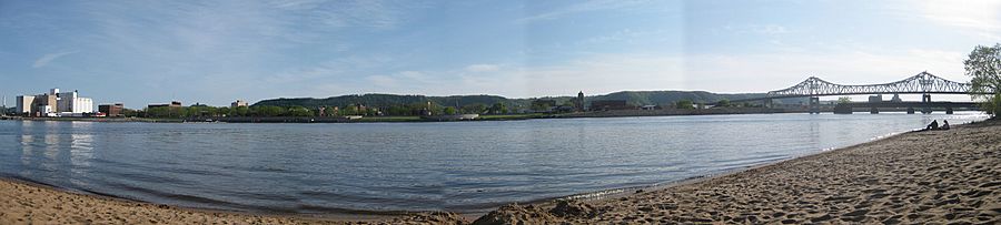 Winona, MN from Latsch Island