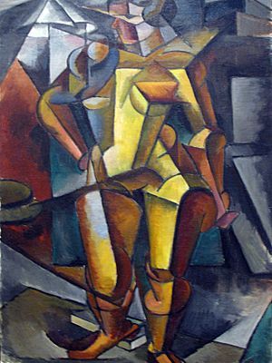 1913 Popova Das Modell anagoria