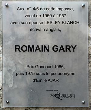 2016-03-19 - Plaque Romain Gary 01