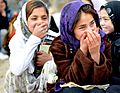 Afghan girls from Ghazni province