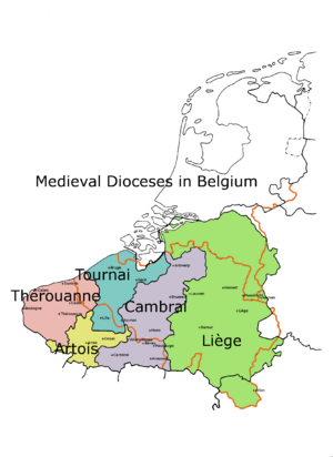 Belgian Medieval Dioceses