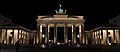 Brandenburg Tor at midnight