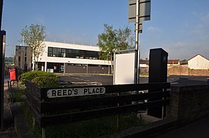 Cullompton library and car park