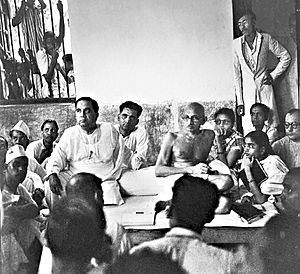 Gandhi Suhrawardy and Mujib