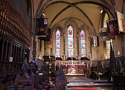 Interior of Domus Dei church