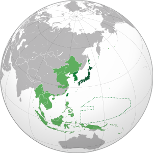 Japanese Empire (orthographic projection)