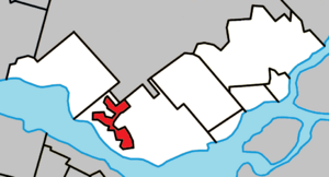 Location within Deux-Montagnes RCM.