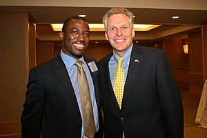 Levar Stoney & Terry McAuliffe former DNC chair