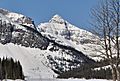 Lone Walker Mountain snowy