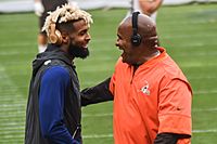 Odell Beckham Hue Jackson