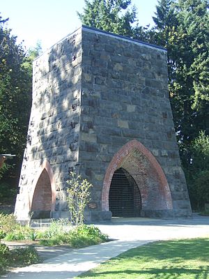 Oregon Iron Company Furnace restored