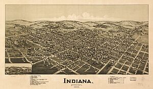 PA Indiana 1900 Map