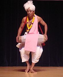 Pung cholom performer, Manipur