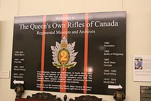 QueensOwnRiflesMuseumSign