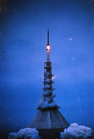 Rocket launch Churchill Manitoba circa 1965 07