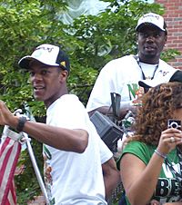 Rondo at the Championship parade