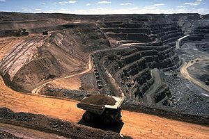 Strip coal mining