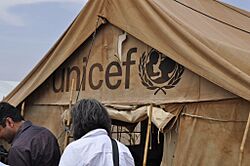 Sudan Envoy - UNICEF Tent