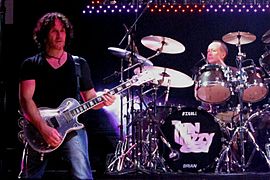 Vivian Campbell & Brian Downey by Alec MacKellaig