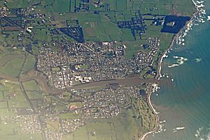 Waitara aerial picture