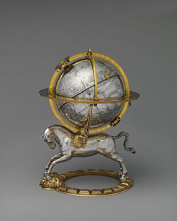 Celestial globe with clockwork MET DP237685