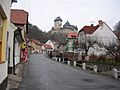 Karlštejn-obec s hradem