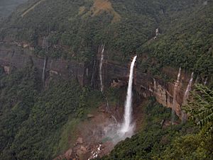 Nohkalikai fall