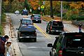 President's motorcade rear view