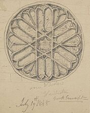 Rose Window in Winchester Cathedral by John Francis Campbell