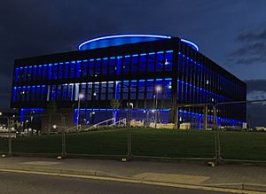 The HALO building, Kilmarnock