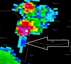 Three body scatter spike-NOAA