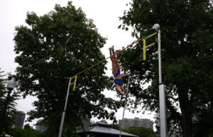 Women's Pole Vaulting in Boston Common 2017