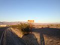 2013-09-20 18 19 26 Sea Level sign in Stovepipe Wells