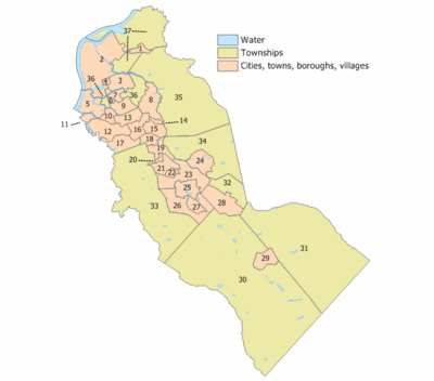 Camden County, New Jersy Municipalities