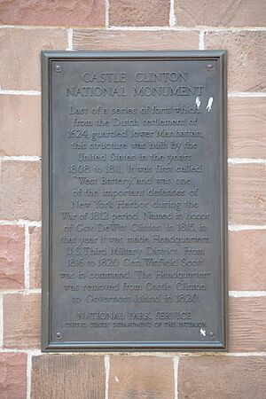 Castle-Clinton-National-Monument-Entrance-Plaque