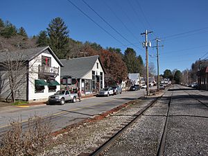 Front Street in Dillsboro