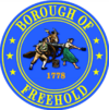 Official seal of Freehold Borough, New Jersey