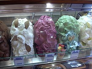 Gelato in Florence, Italy