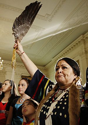 Keeble's family at MOH ceremony