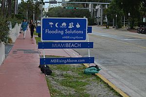 MB Rising Above sign