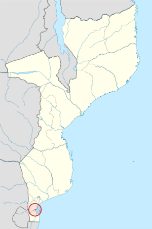 Location in Mozambique