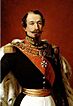 detail of 1855 painting of Napoleon III (Louis-Napoleon; reigned 1848 to 1852)