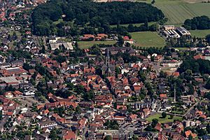 View to the St. Lamberti Church in Ochtrup