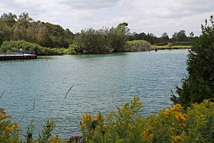 Sturgeon Bay canal from berm