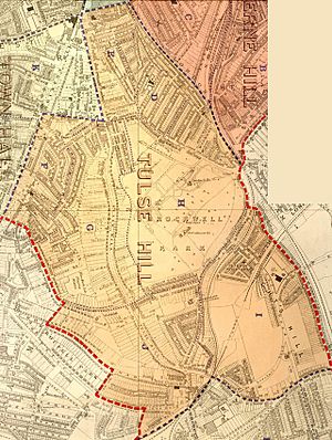 TULSE HILL WARD - PARISH MAP, TULSE HILL