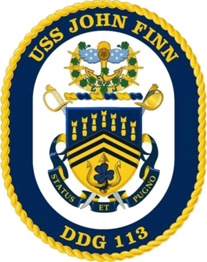 USS John Finn DDG-113 Crest