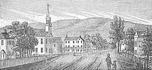 1839 Print of Sheffield, MA