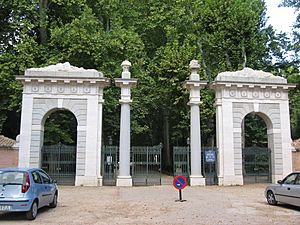 Aranjuez JardinPrincipe Entrada CasaLabrador