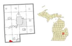 Location within Genesee County