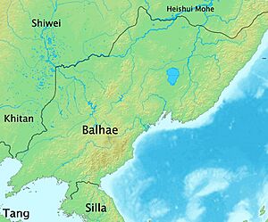 Balhae-Territory in 830